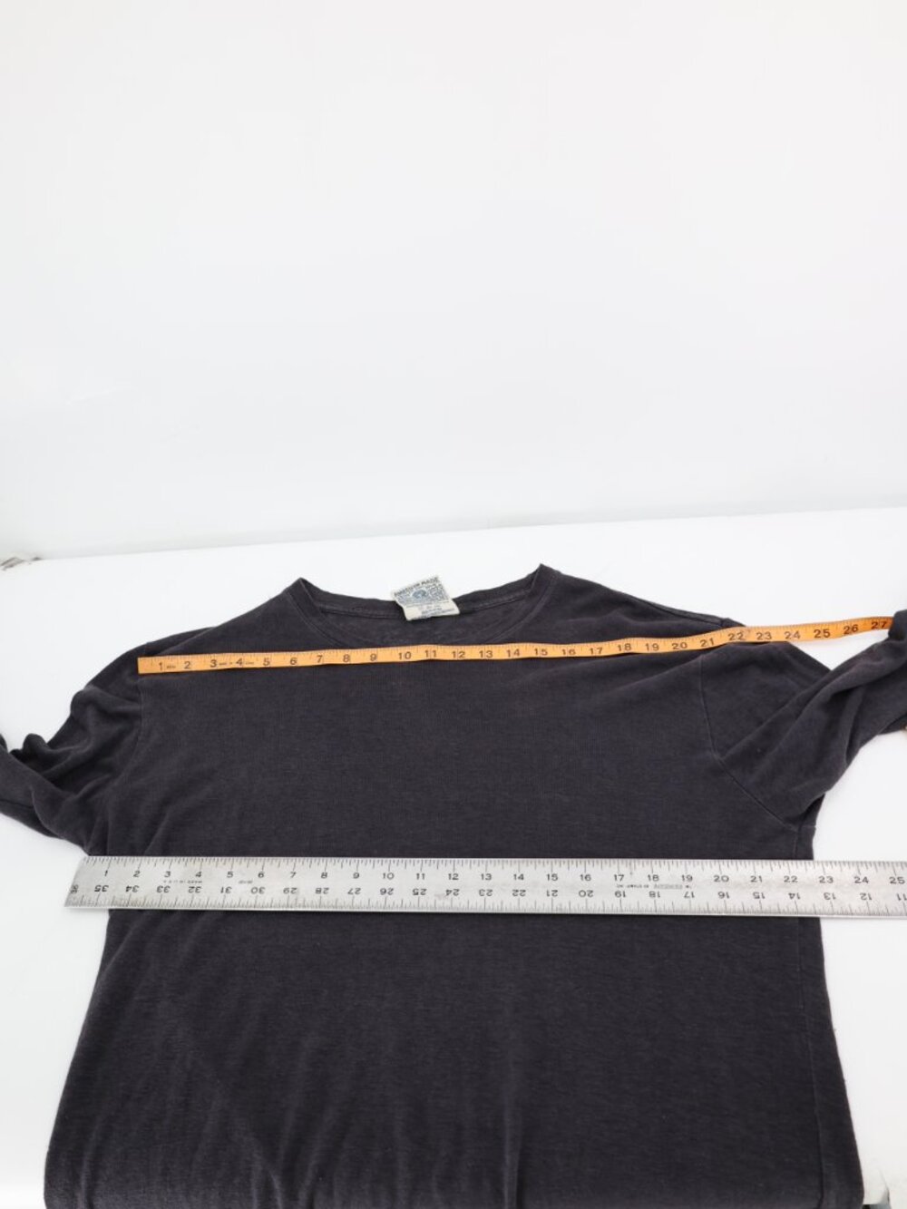 Jungmaven pullover Mens Large Hemp Long Sleeve Crewneck Tee shirt Gray Casual - Picture 8 of 8